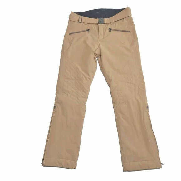 NEW $750 Bogner Fraenzi Ski Pants!  US 14 e 44  Tan  20K Waterproof  Primaloft - Picture 3 of 6